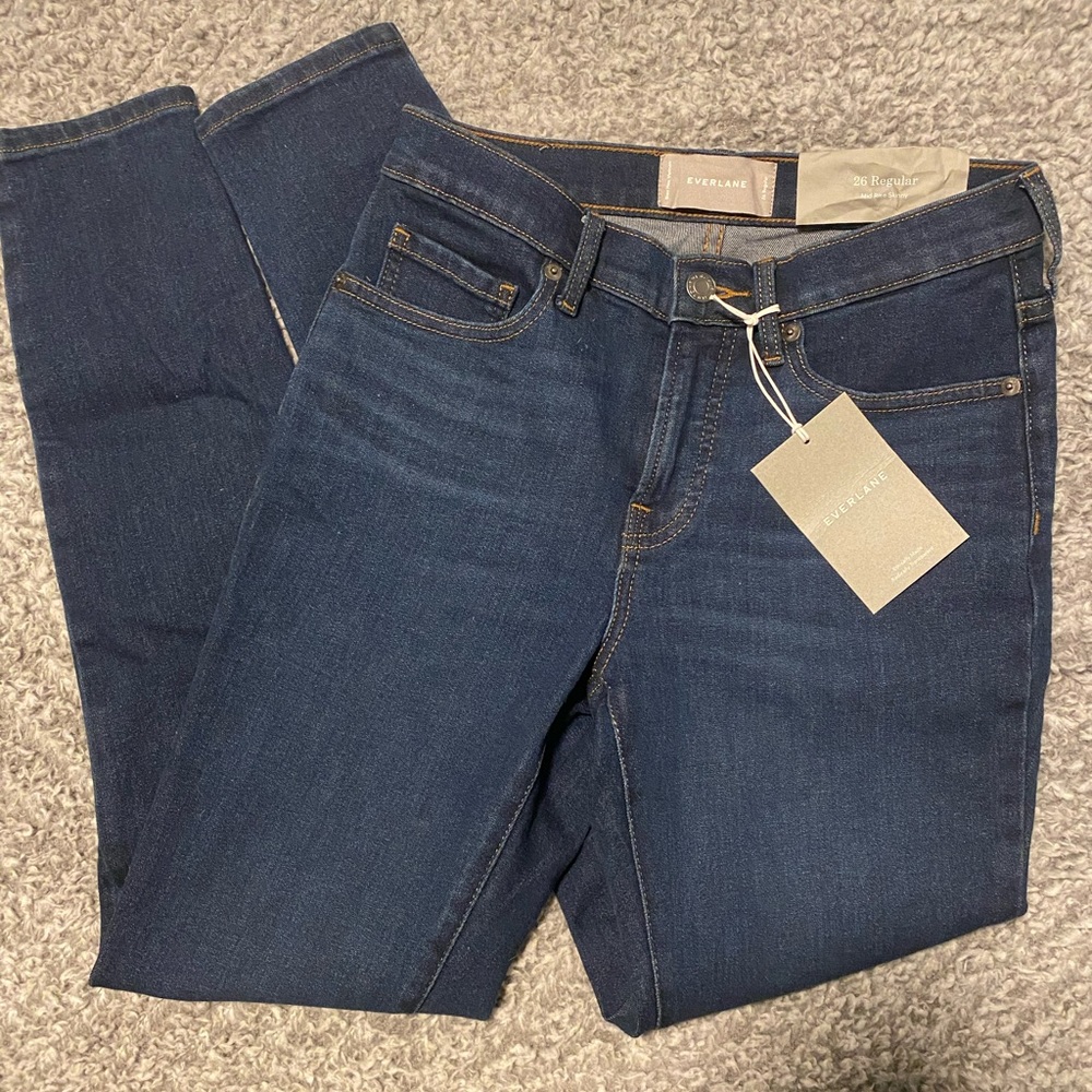 Everlane Mid Rise Skinny Jean 26R NWT